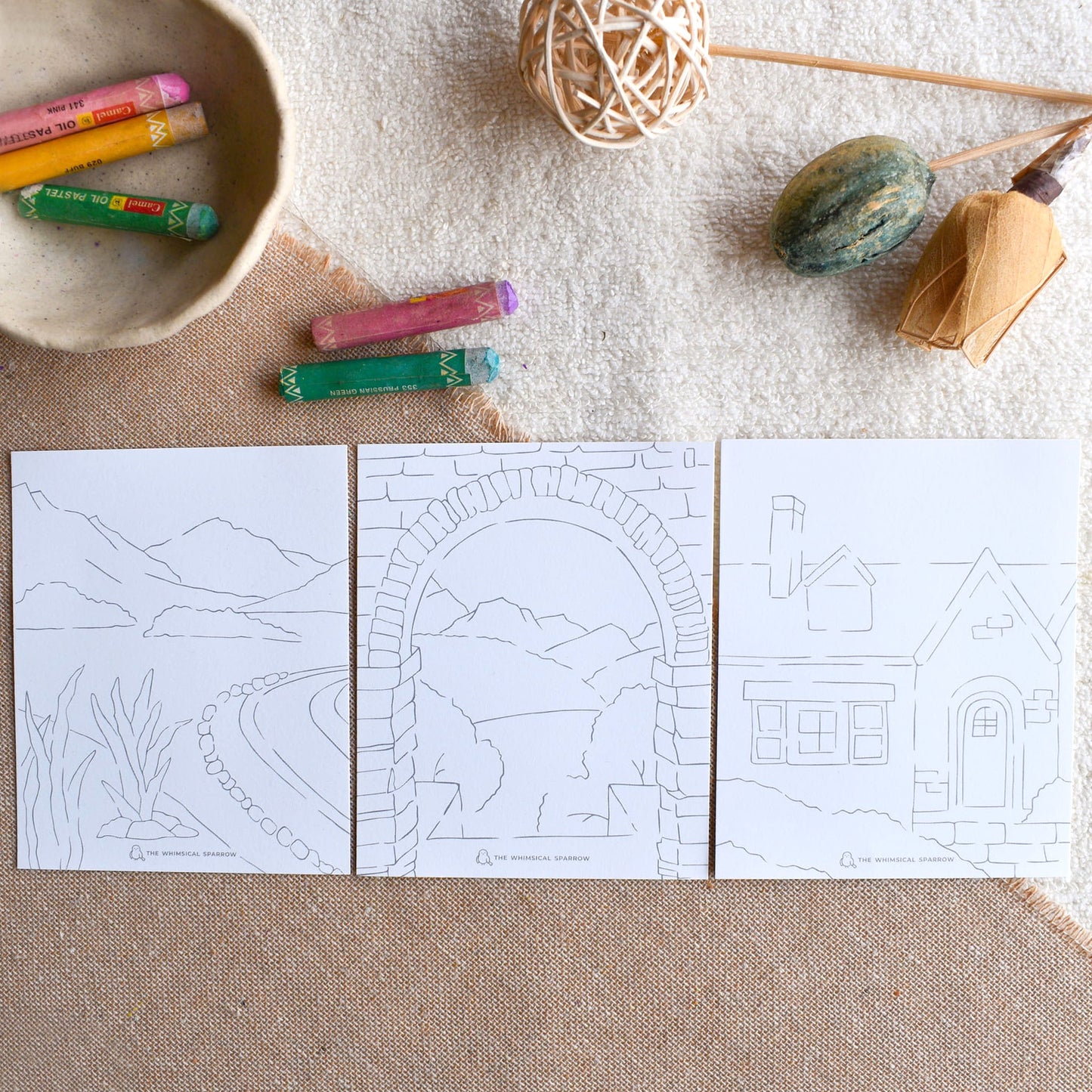 Therapeutic Coloring sheets for self-care