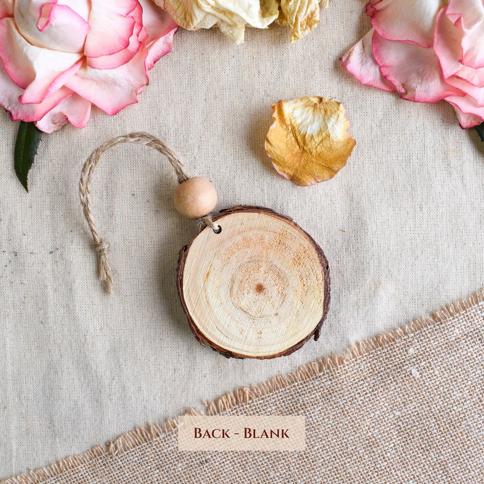 Plain back of wood car hanging