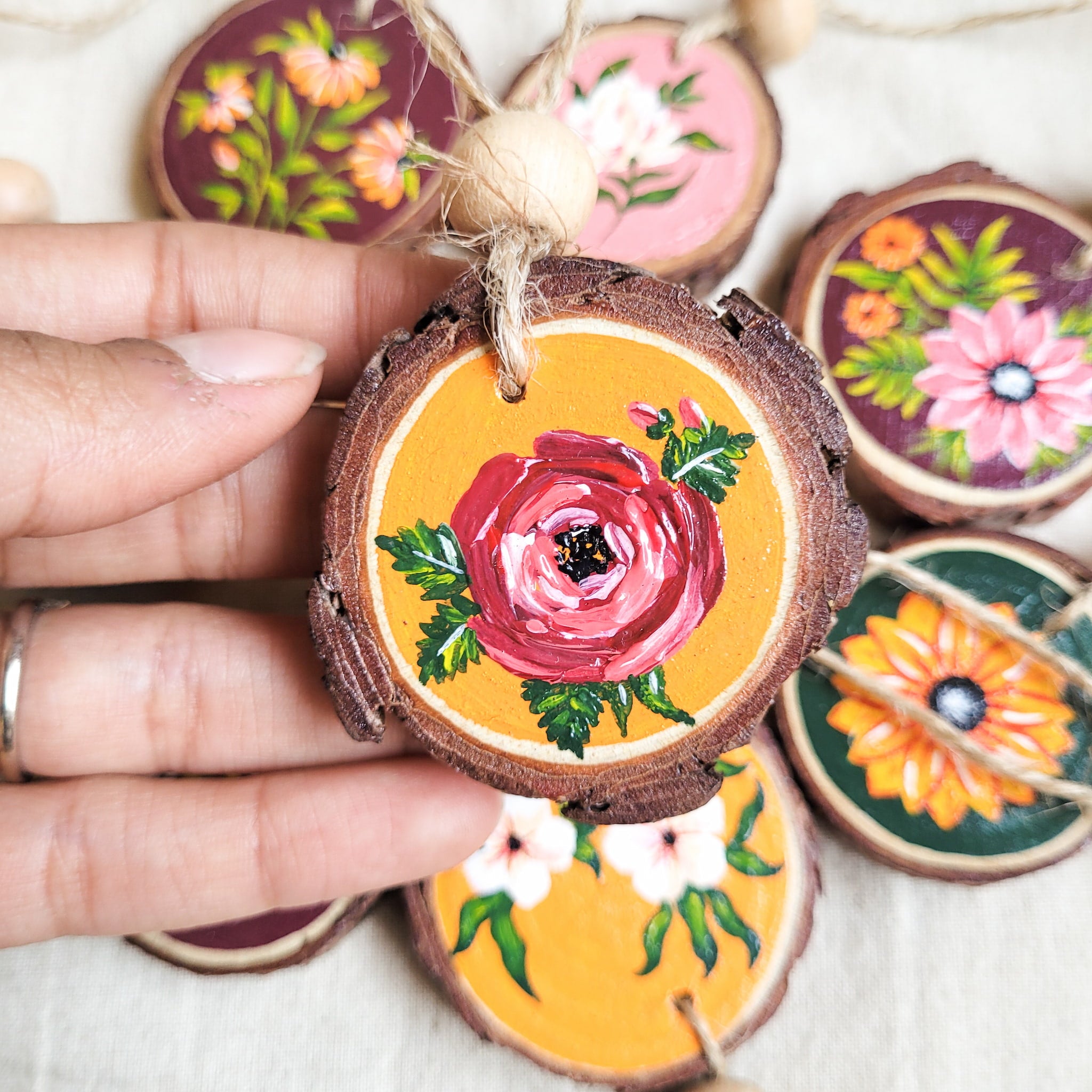 Aesthetic personalized hand-painted luxury wedding favor