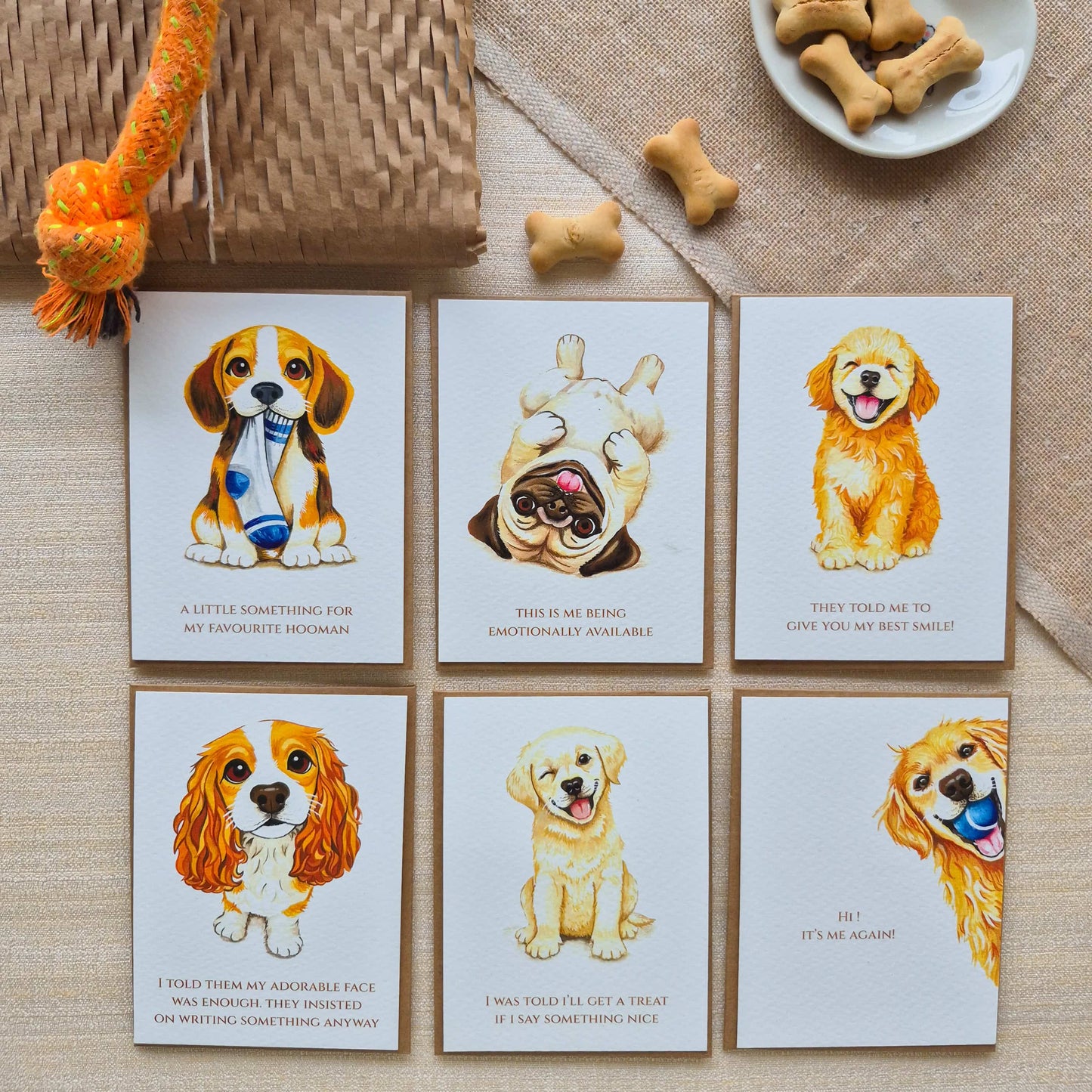 Notecards | Paws of Love (Limited Edition Set of 6)