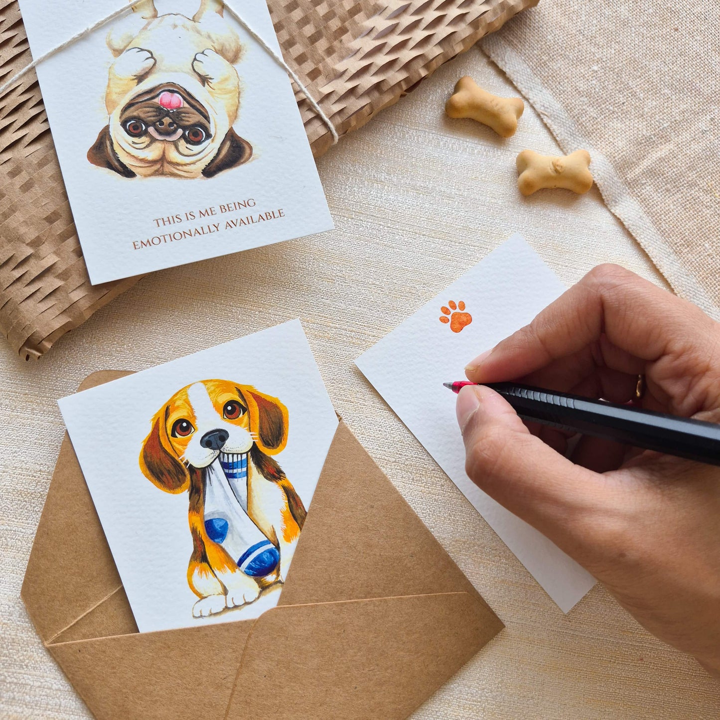 Notecards | Paws of Love (Limited Edition Set of 6)